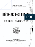 V.mirguet - Histoire Des Belges