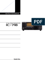 Icom IC 718 Instruction Manual