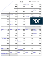 Pacing Calendar Spring 18