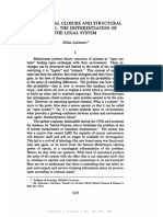 Luhmann, Niklas - Operational Closure & Structural Coupling PDF