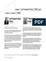 Plagiarism Comparison Between Archibald Carey Jr. and Martin Luther King Jr.