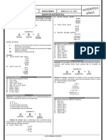 1 Série Lista de Matemática Básica