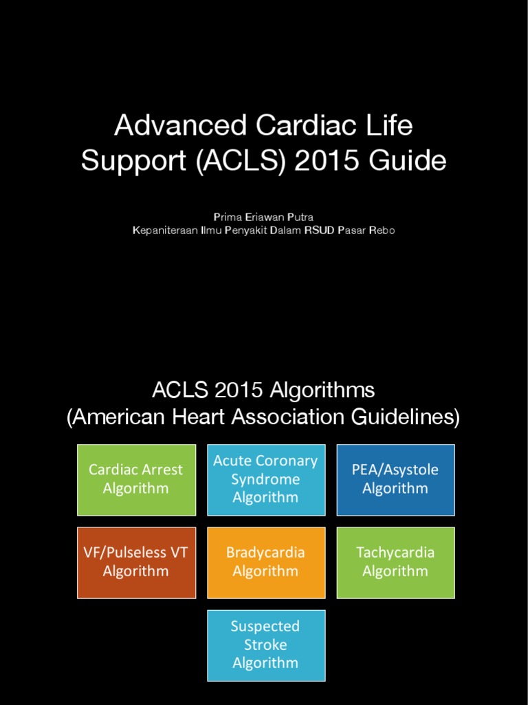 Acls Guide Aha 2015 PDF | Unduh gratis PDF | Gagal Jantung | Infark ...