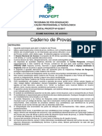 Caderno de Provas