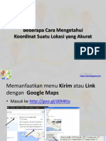 Cara Menentukan Titik Koordinat