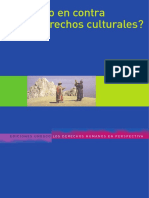 UNESCO - A Favor o en Contra de Los Derechos Culturales -2000