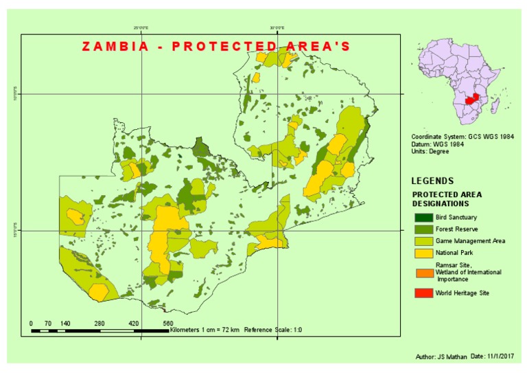 Zambia Protected Area S