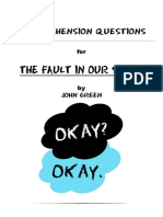 The Fault in Our Stars Reading Guide and Discussion Questions