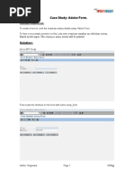 Case Study: Adobe Form.: Number On Selection Screen. Based On The Input, The Will Be Printed