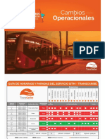 Cambios de Paradas Sitm Transcaribe S.A PDF