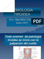 SEMIOLOGÍA TIROIDEA