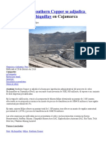 20180302 Peru Southern Copper Se Adjudica Proyecto Cu Michiquillay en Cajamarca