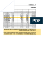 Ejercicio Excel (Inventario)