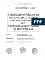 Proceso CAS N°002-2018-MDP