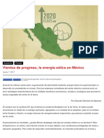  Vientos de Progreso, La Energía Eólica en México