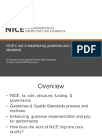 NI Webinar NICE Guidelines Standards