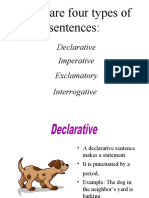Four Types of Sentences 121018084145 Phpapp01