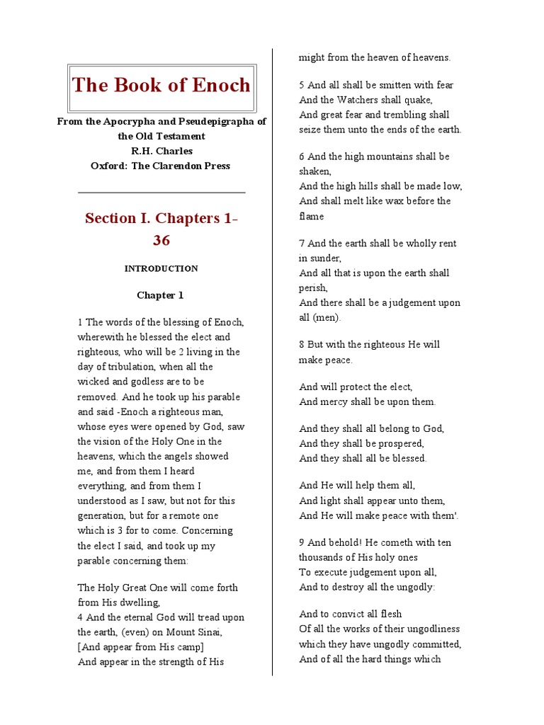 The Book of Enoch | PDF | Book Of Enoch | Religious Belief And Doctrine