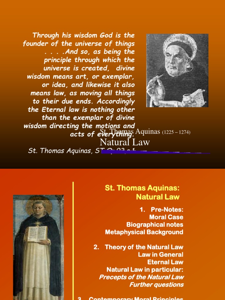 Aquinas What Is Natural Law: Aquinas Natural Law Theory – IJUJ