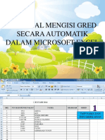Tutorial Mengisi Gred Secara Automatik Dalam Microsoft Excel Dan Colour GR