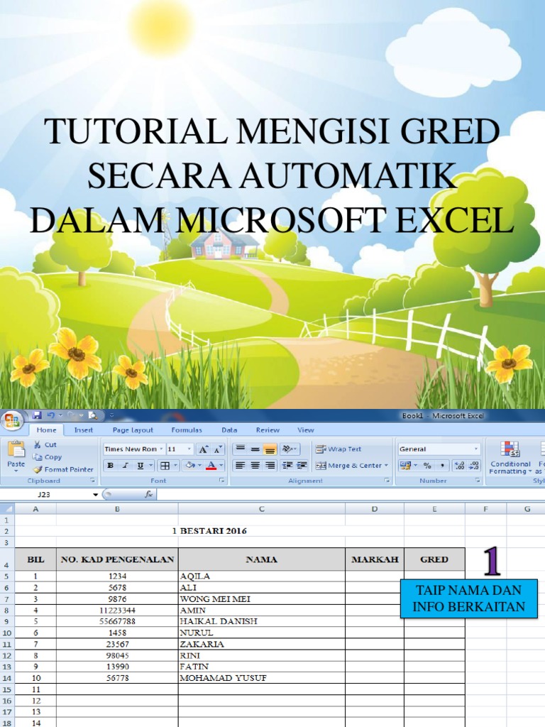 Cara Membuat Lejar Automatik Dalam Excel Bahagian Iii vrogue.co