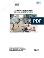 Standar Laboratorium DIII Keperawatan 2016 PDF