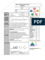 Daily Lesson Plan Year 3 English