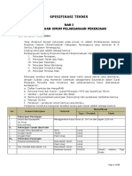 Spesifikasi Teknis PDM 2018 PDF
