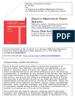 Electric Machines & Power Systems: To Cite This Article: D. Das, S. Ghosh, D. K. Srinivas (1999) Fuzzy Distribution