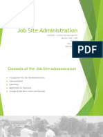 Job Site Administration