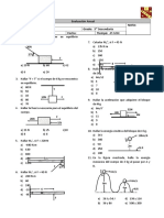 Examen de 3ro de Secundaria Fisica