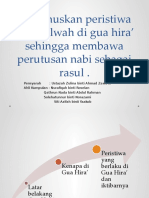 Kuliah 3 - Rumuskan Peristiwa Berkhulwah Di Gua Hira' Sehingga Membawa Perutusan Nabi Sebagai Rasul.