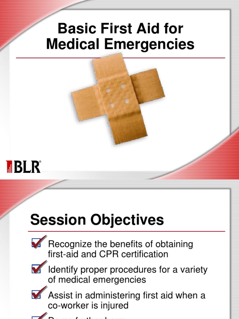 Basic_First_Aid.ppt First Aid Cardiopulmonary Resuscitation
