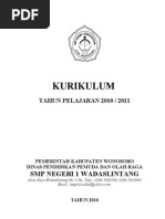 Download Kurikulum SMP N 1 Wadaslintang 2010 2011 by SMPN1Wadaslintang SN37284685 doc pdf