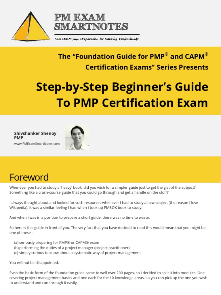 PMP Beginners Guide bp1 PDF | PDF | Project Management Professional ...