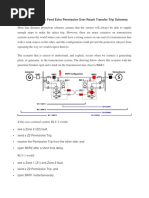 Principle of Weak InFeed Echo Permissive Over Reach Transfer Trip Schemes