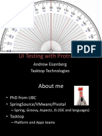 UI Testing With Protractor: Andrew Eisenberg Tasktop Technologies