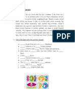 Article Worksheet