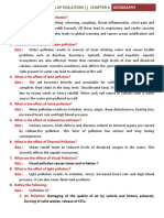 Effects of Pollution - Chapter 6: Geography