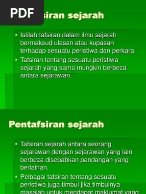Bbbs Pentafsiran Kepentingan Sejarah Pdf