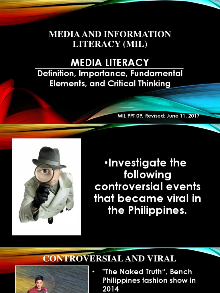 Media Literacy | PDF | Critical Thinking | Fallacy