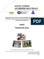 Modul Topikal Kbat Sains Tingkatan 1