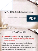 MPU 3092 Takaful Dalam Islam