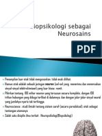 Biopsikologi Sebagai Neurosains