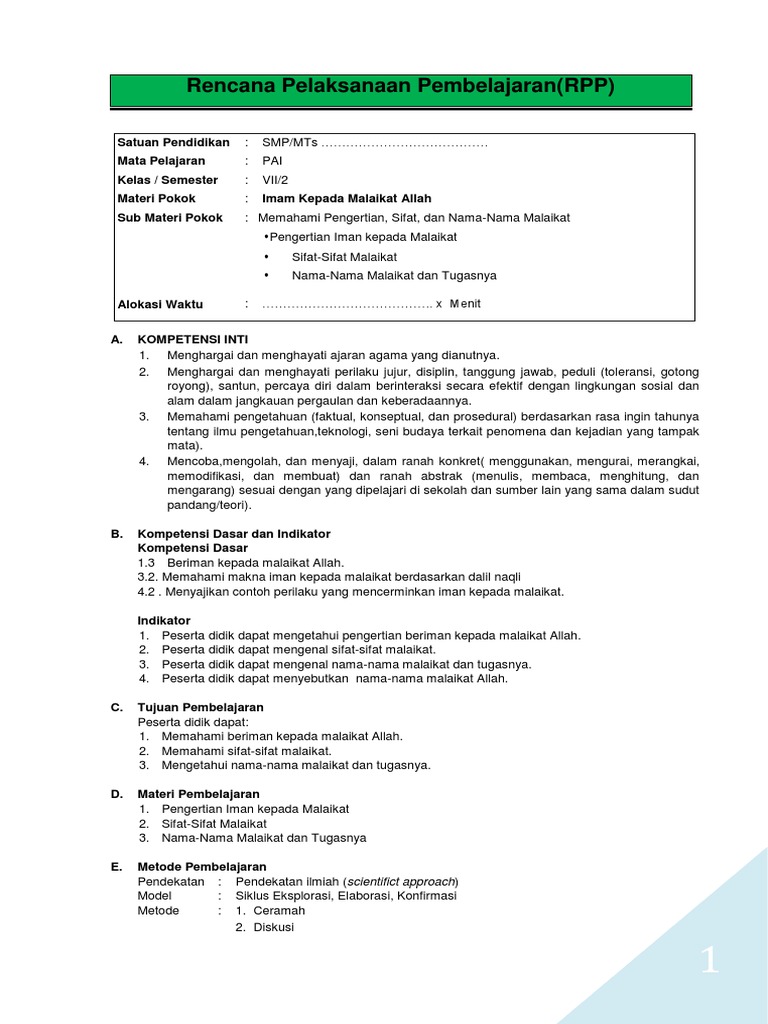 Contoh Perilaku Yang Mencerminkan Beriman Kepada Malaikat - Temukan Contoh