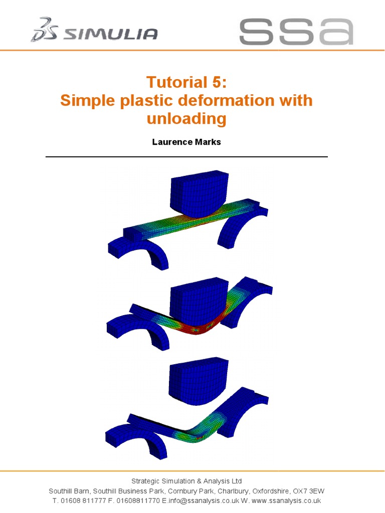 Simple Plastic Deformation Tutorial | PDF | Plasticity (Physics ...