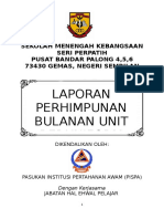 Laporan Perhimpunan Bulanan Unit Beruniform