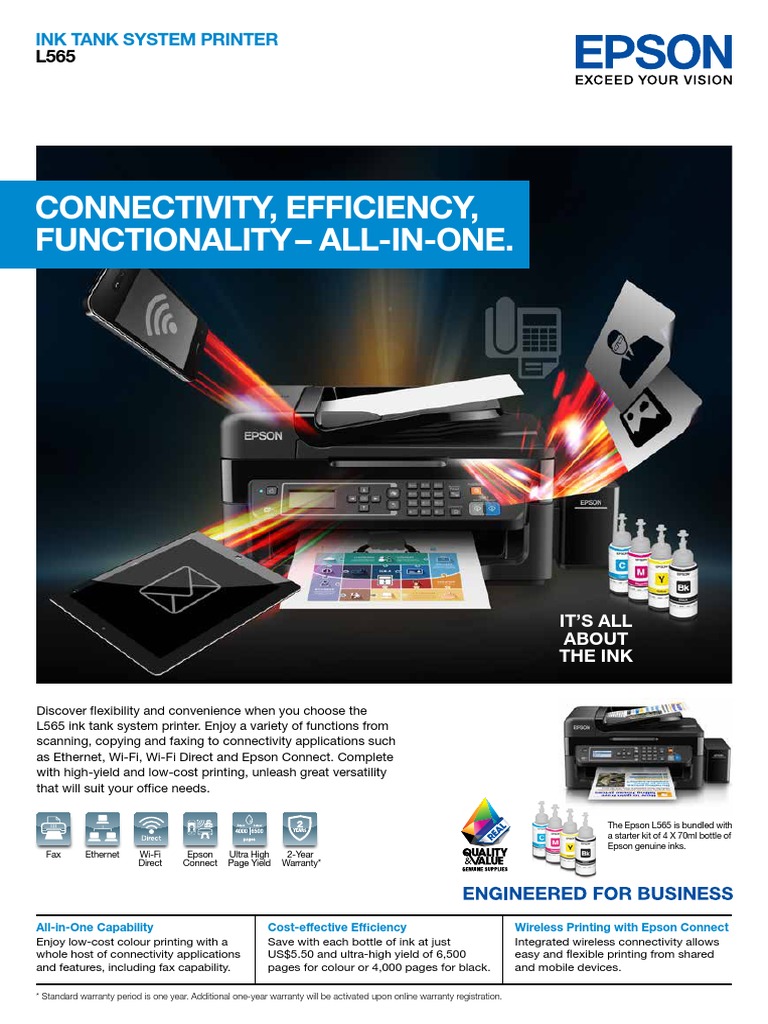 Epson L565.pdf | Image Scanner | Printer (Computing)