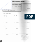 Division de Enteros Con Cociente Decimal