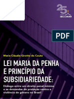 Lei Maria Da Penha e Subsidiariedade